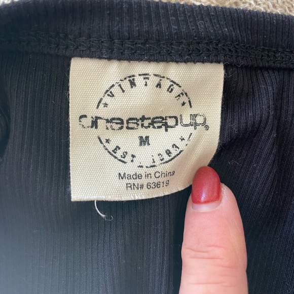 NWOT One Step Up Vintage Wrap Top - Picture 5 of 8